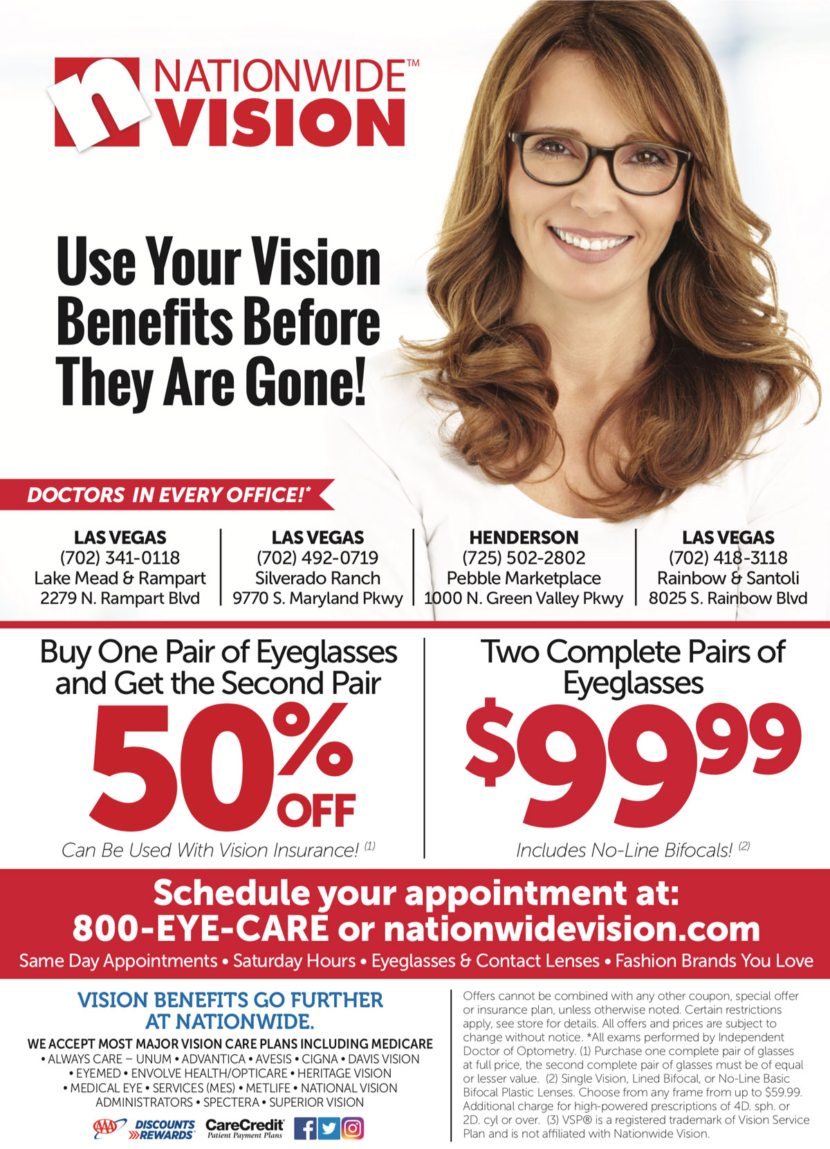 Nationwide eyeglasses outlet