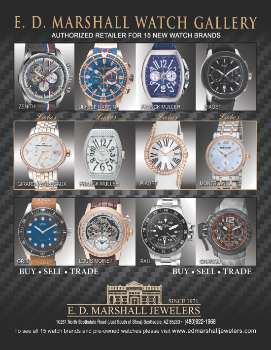E.D. Marshall Watch Gallery Display Ad | Integrity Primo